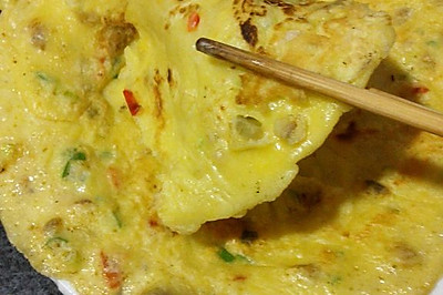 榨菜鸡蛋饼一乌江榨菜