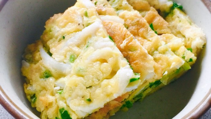 银鱼鸡蛋饼（如此简单）