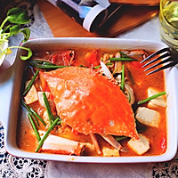 梭子蟹番茄豆腐煲的做法图解11