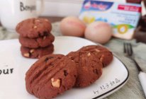 #2021亲子烘焙组——“焙”感幸福#巧克力坚果曲奇饼干的做法