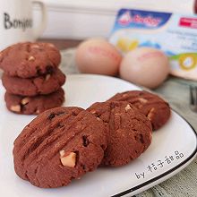 #2021亲子烘焙组——“焙”感幸福#巧克力坚果曲奇饼干