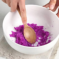 紫色山药饼的做法图解3