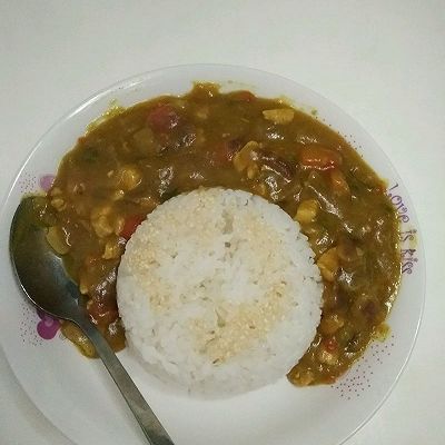 爱心牌--咖喱鸡肉饭