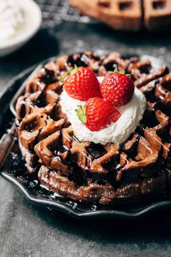 Chocolate waffles