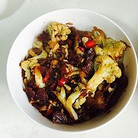 花菜炒肉的做法图解9