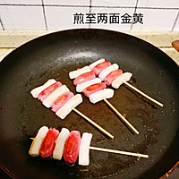 年糕香肠串的做法图解4