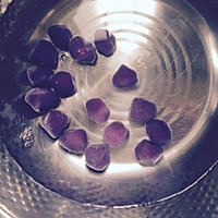 椰汁紫薯芋圆西米的做法图解5