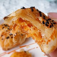 #我们约饭吧#手抓饼版芝士肉松酥的做法图解7