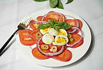 番茄鸡蛋橄榄沙拉的做法