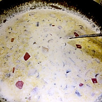 培根奶油蘑菇浓汤的做法图解3
