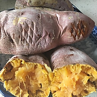 空气炸锅烤地瓜的做法图解3