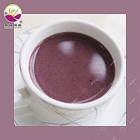 活力养生：微丰暖心紫米浆的做法图解5