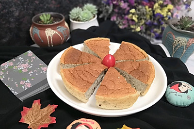 酸酸甜甜的蔓越莓，香蕉，戚风蛋糕