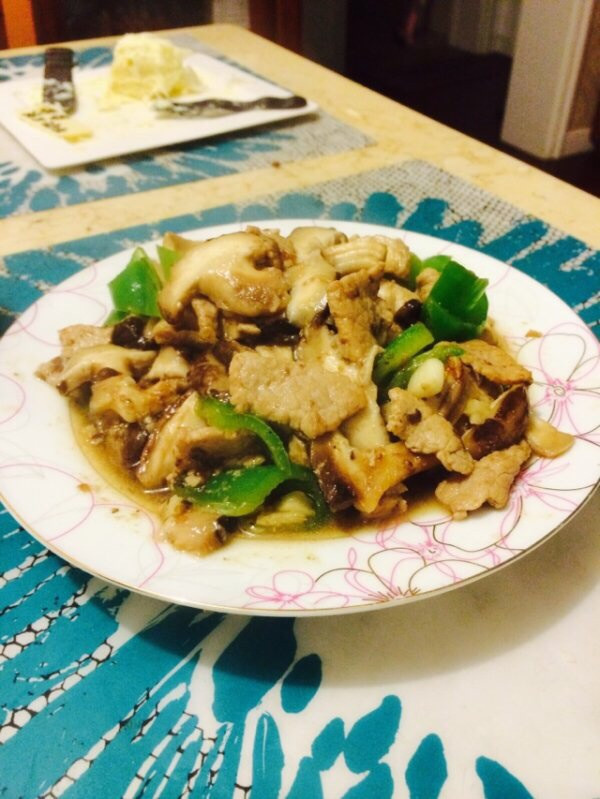 香菇肉片的做法