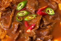 泡菜牛肉豆腐汤的做法