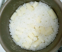 山药焖米饭的做法