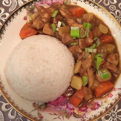 咖喱鸡饭