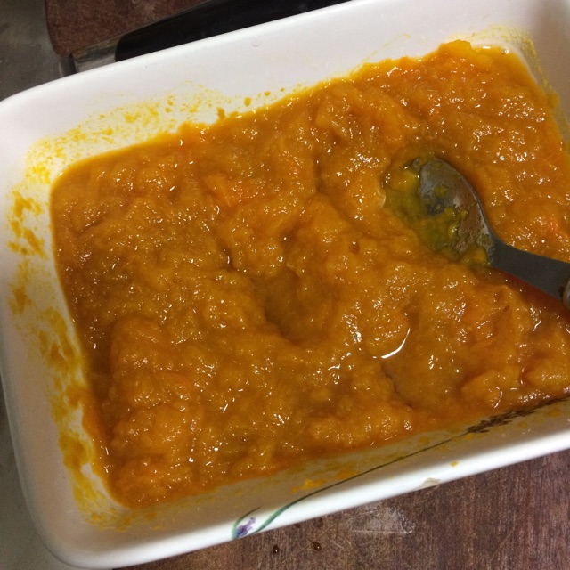 健康朝食--南瓜紫薯发糕的做法图解2