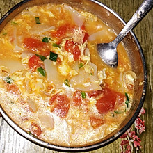 （两岁宝宝 ）西红柿鸡蛋面片汤饭