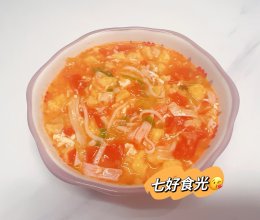 暖呼呼超养脾胃的~~番茄疙瘩汤的做法