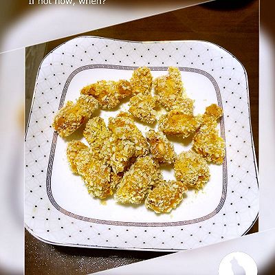 非油炸的健康鸡米花