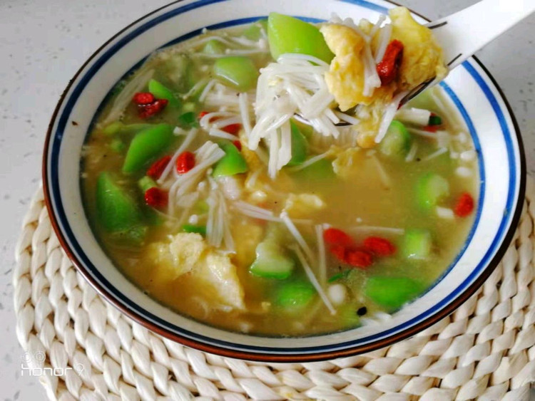 低卡营养的丝瓜汤的做法