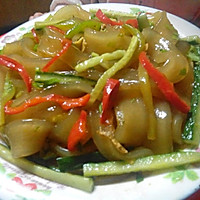 凉拌宽粉条的做法图解5
