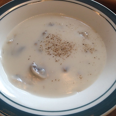 五分钟超正宗奶油蘑菇汤