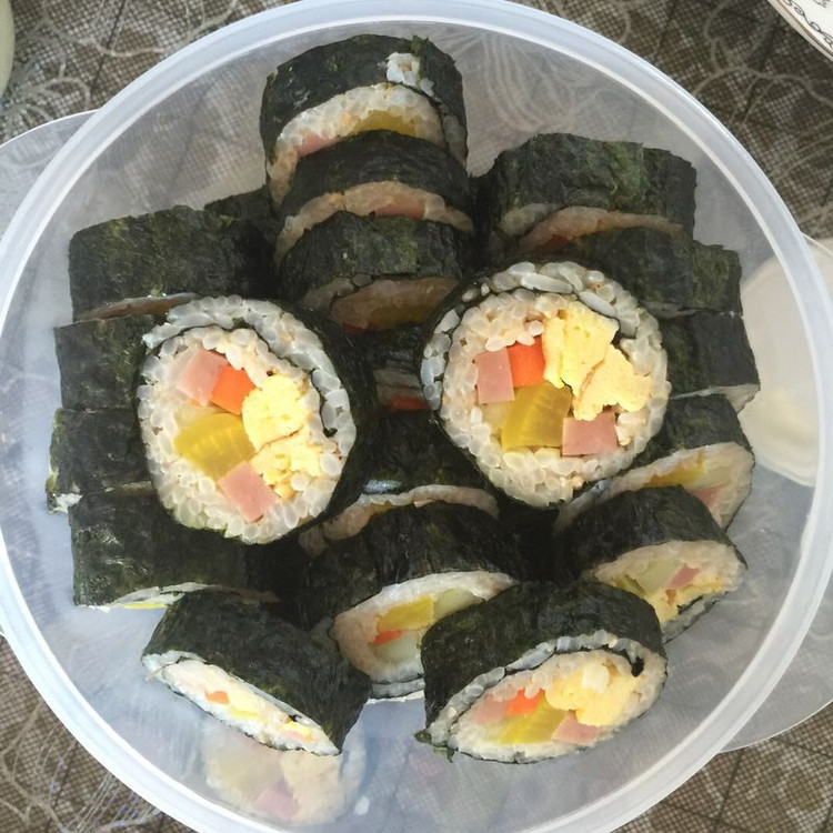 寿司包饭的做法