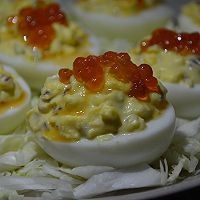魔鬼蛋—鱼籽酱鸡蛋沙拉的做法图解7