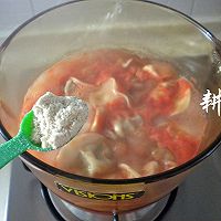 饺子茄汁汤#极速早餐#的做法图解11