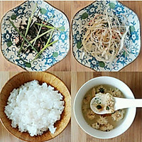 鱿鱼丝茶泡饭的做法图解1
