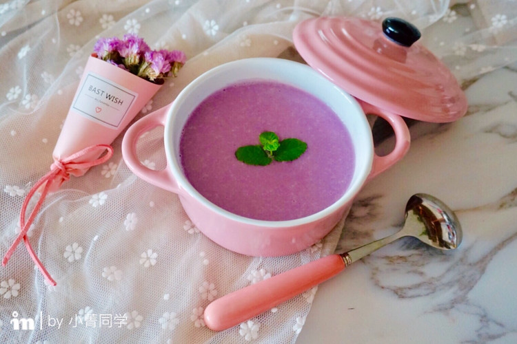 紫甘蓝浓汤的做法