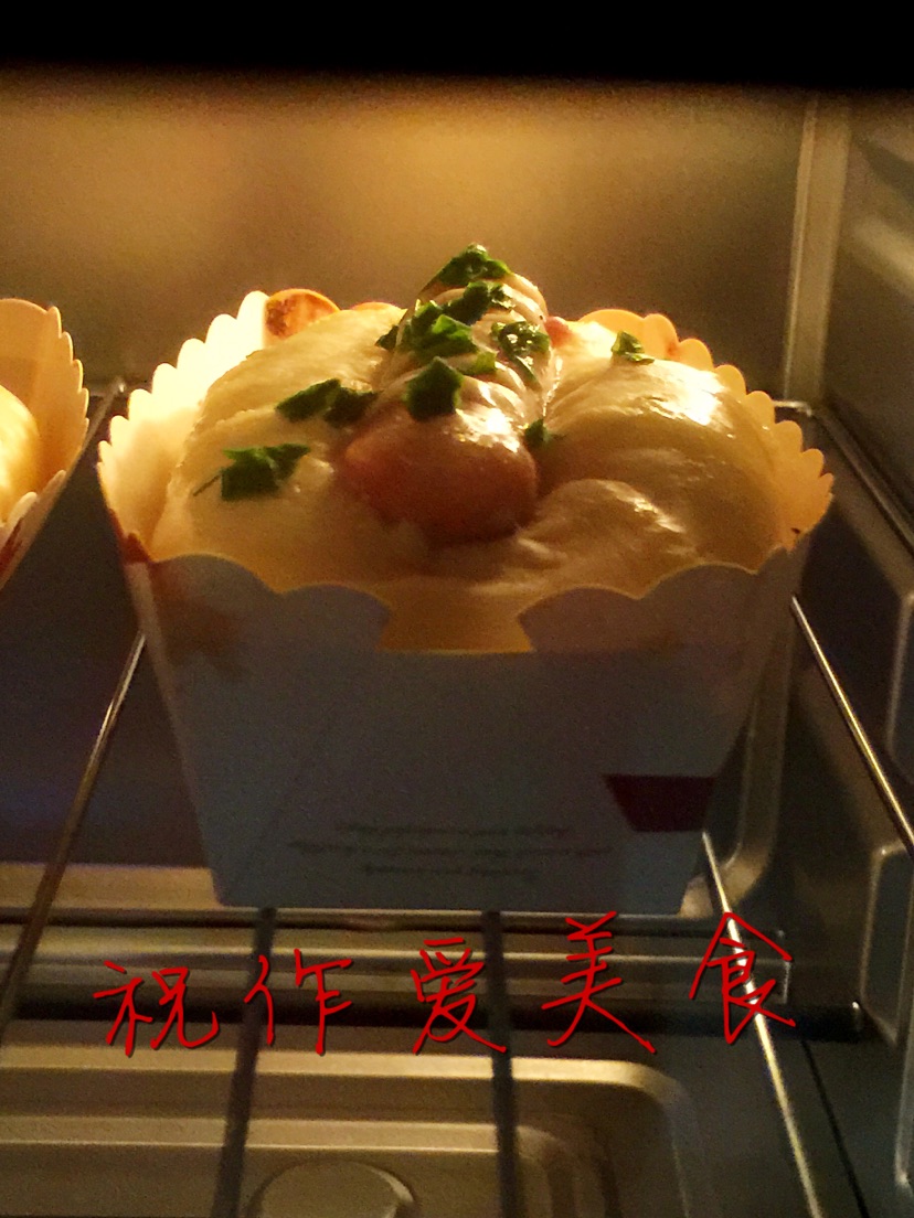 脆皮小香肠餐包的做法图解9