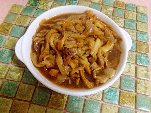 蘑菇炒肉&】平菇