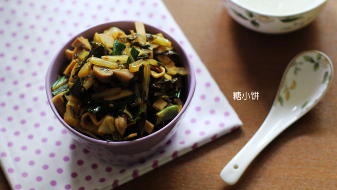 佐餐小菜【冬腌菜杂炒】只有这个时候才能吃到