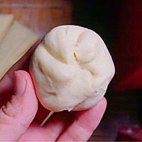 免揉手套膜‼️面包超人豆沙馅挤挤面包#人人能开小吃店#的做法图解10