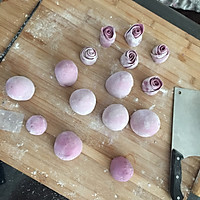 紫薯馒头、玫瑰花紫薯馒头的做法图解7
