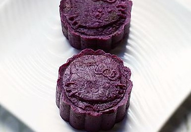 山寨紫薯月饼
