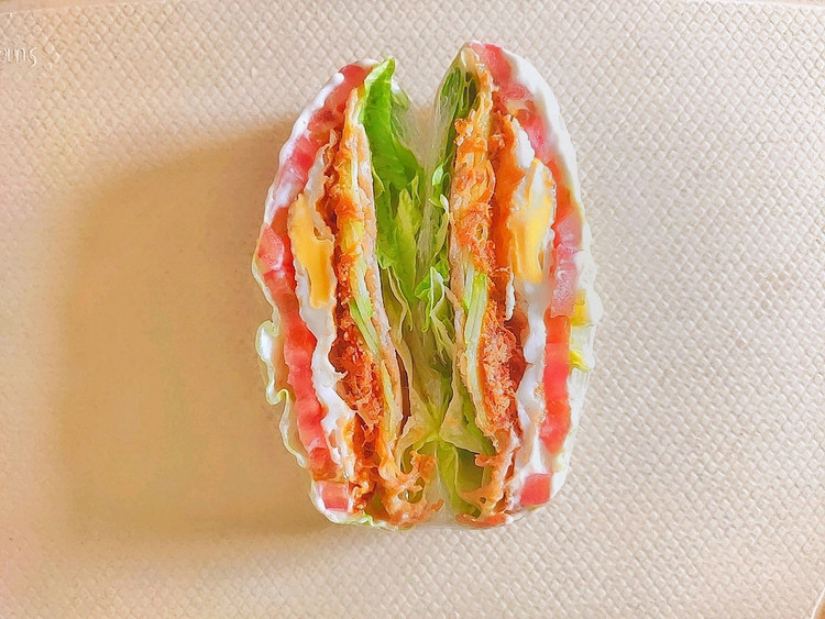低脂蔬菜三明治的做法