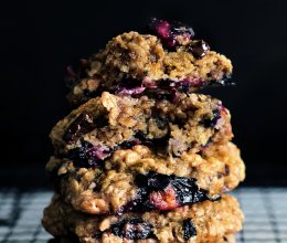 『颓废＆丰盛』蓝莓燕麦饼干| 布朗尼蛋糕口感的做法