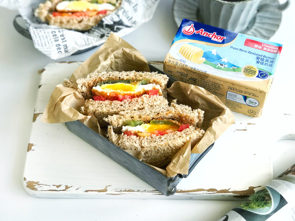 燕麦五谷三明治