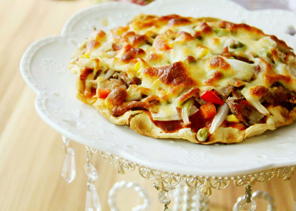 石子馍脆底披萨