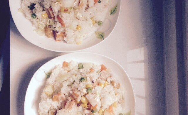 时蔬炒饭