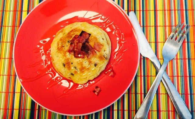 培根煎饼 bacon pancake