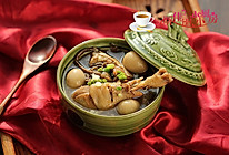 茶树菇鹌鹑蛋土鸡汤的做法