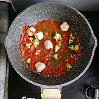 开胃的番茄肉丸奶酪意面的做法图解8