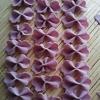 紫薯蝴蝶面的做法图解4