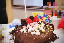 奥利奥巧克力草莓夹心生日蛋糕的做法