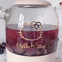 #合理膳食 营养健康进家庭#全网爆火的葡萄撞奶，做法太简单啦的做法图解4